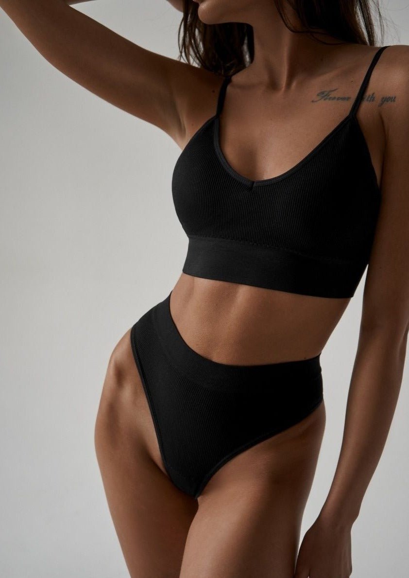 Femme Underwear Black - Set - UnderWear - LeBridge
