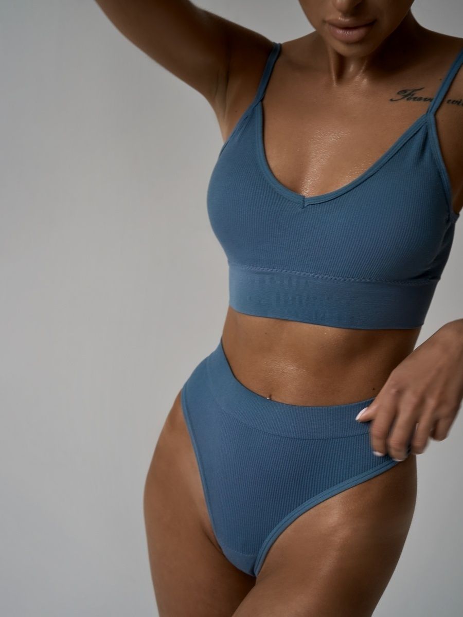Femme Underwear Blue - Set - UnderWear - LeBridge