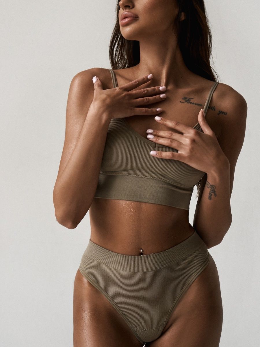 Femme Underwear Khaki - Set - UnderWear - LeBridge