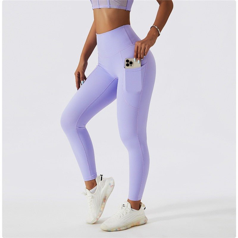 PowerPulse Purple - Legging - Activewear-Leggings - LeBridge